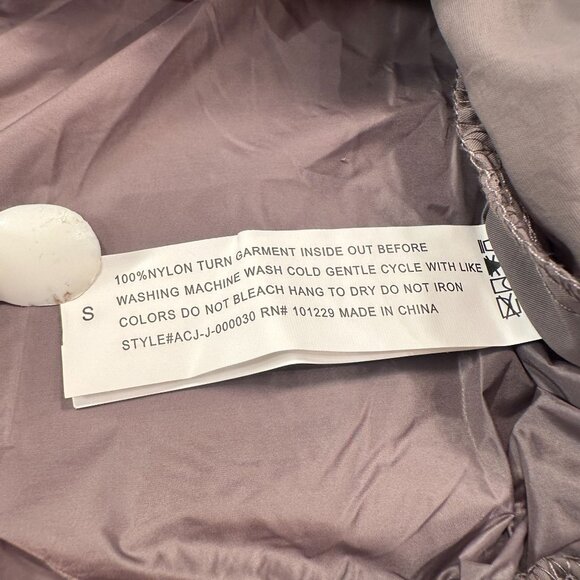 Original Ashley 26 International Hooded Windbreaker Women Utility Zip Drawstring - Picture 8 of 16